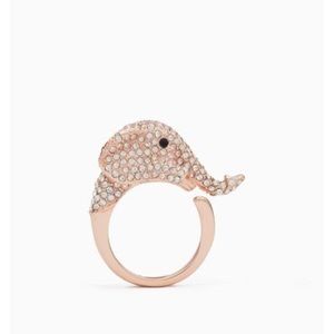 NWT Kate Spade Things We Love Pave Elephant Ring